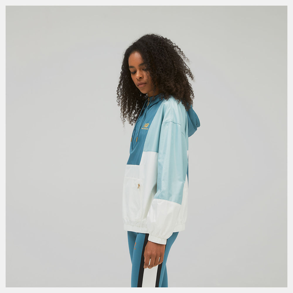 Storm Blue NB Athletics Higher Learning Anorak New Balance Clothing