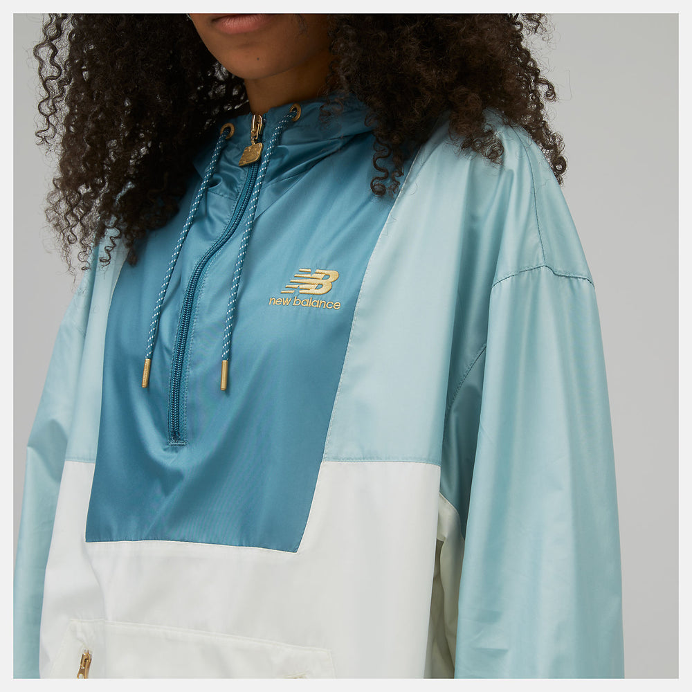 Storm Blue NB Athletics Higher Learning Anorak New Balance Clothing