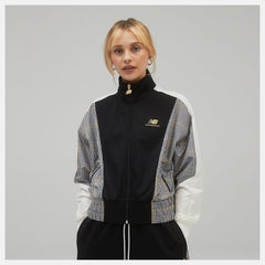 Black NB Athletics Higher Learning Stripe Track Jacket New Balance Clothing