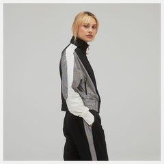 Black NB Athletics Higher Learning Stripe Track Jacket New Balance Clothing