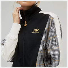 Black NB Athletics Higher Learning Stripe Track Jacket New Balance Clothing