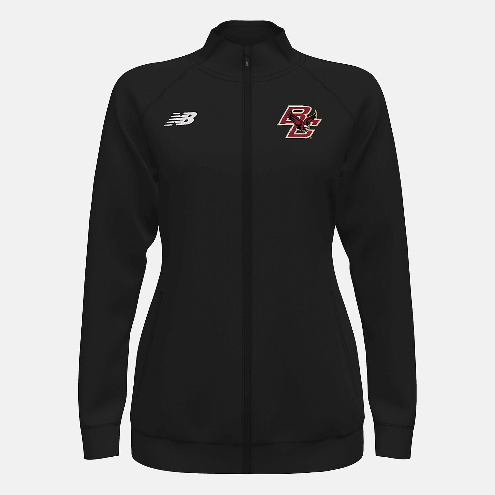 Team Black Knit Training Jacket(Boston College) New Balance Clothing