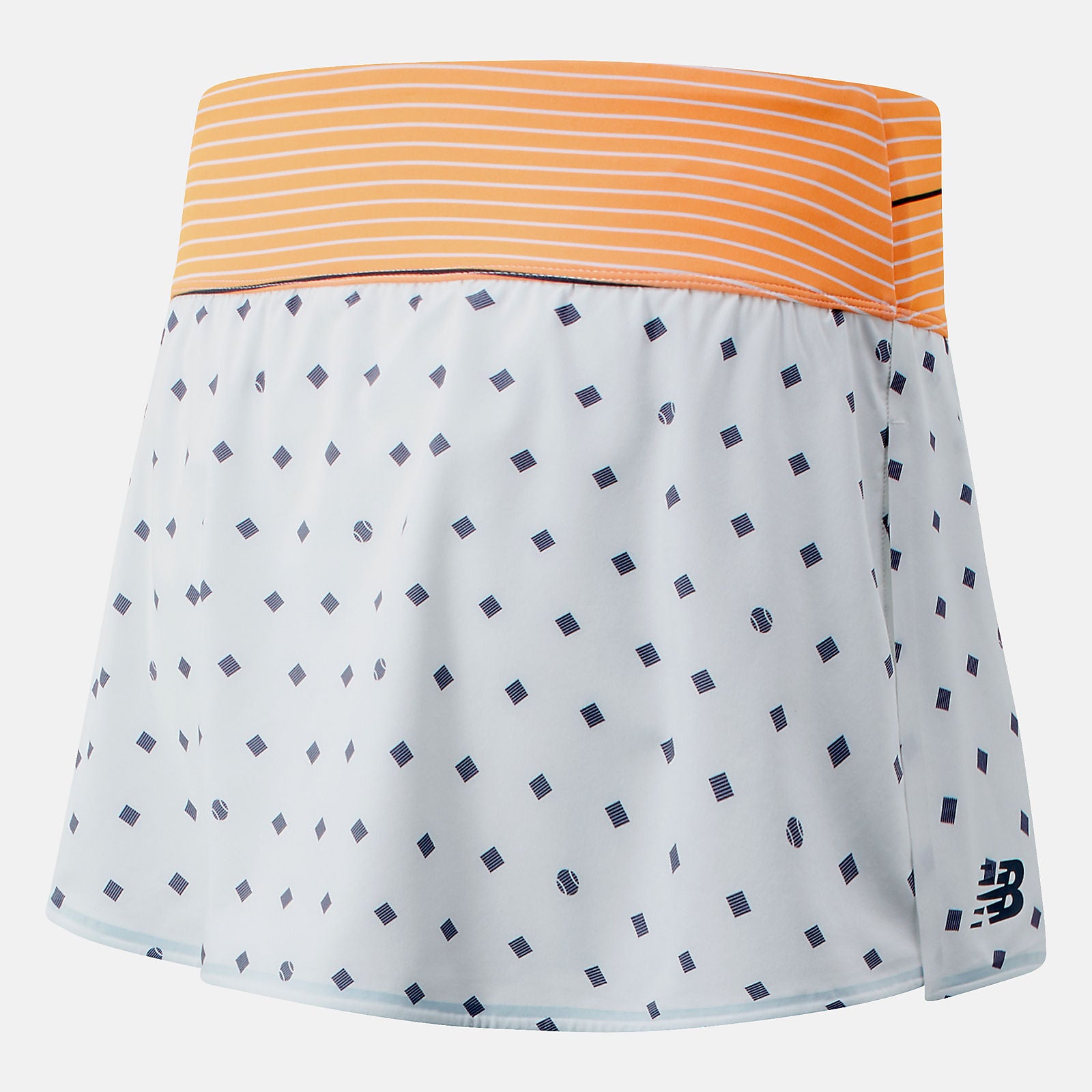 Orange Printed Tournament Skort New Balance Clothing