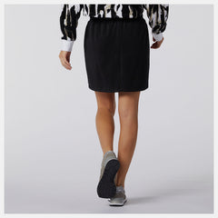 Black NB Athletics Collide Terry Skirt New Balance Clothing