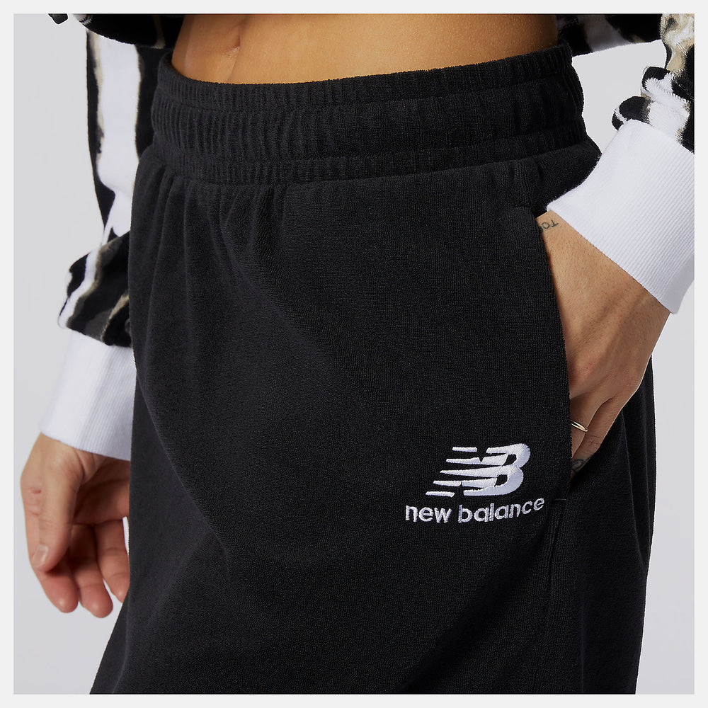 Black NB Athletics Collide Terry Skirt New Balance Clothing