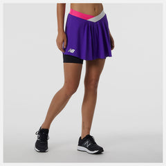 Deep Violet Tournament Woven Skort New Balance Clothing