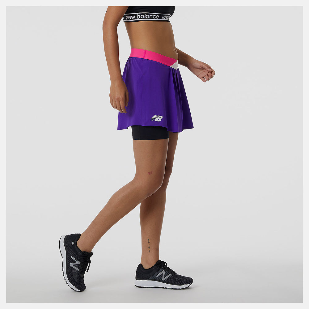 Deep Violet Tournament Woven Skort New Balance Clothing