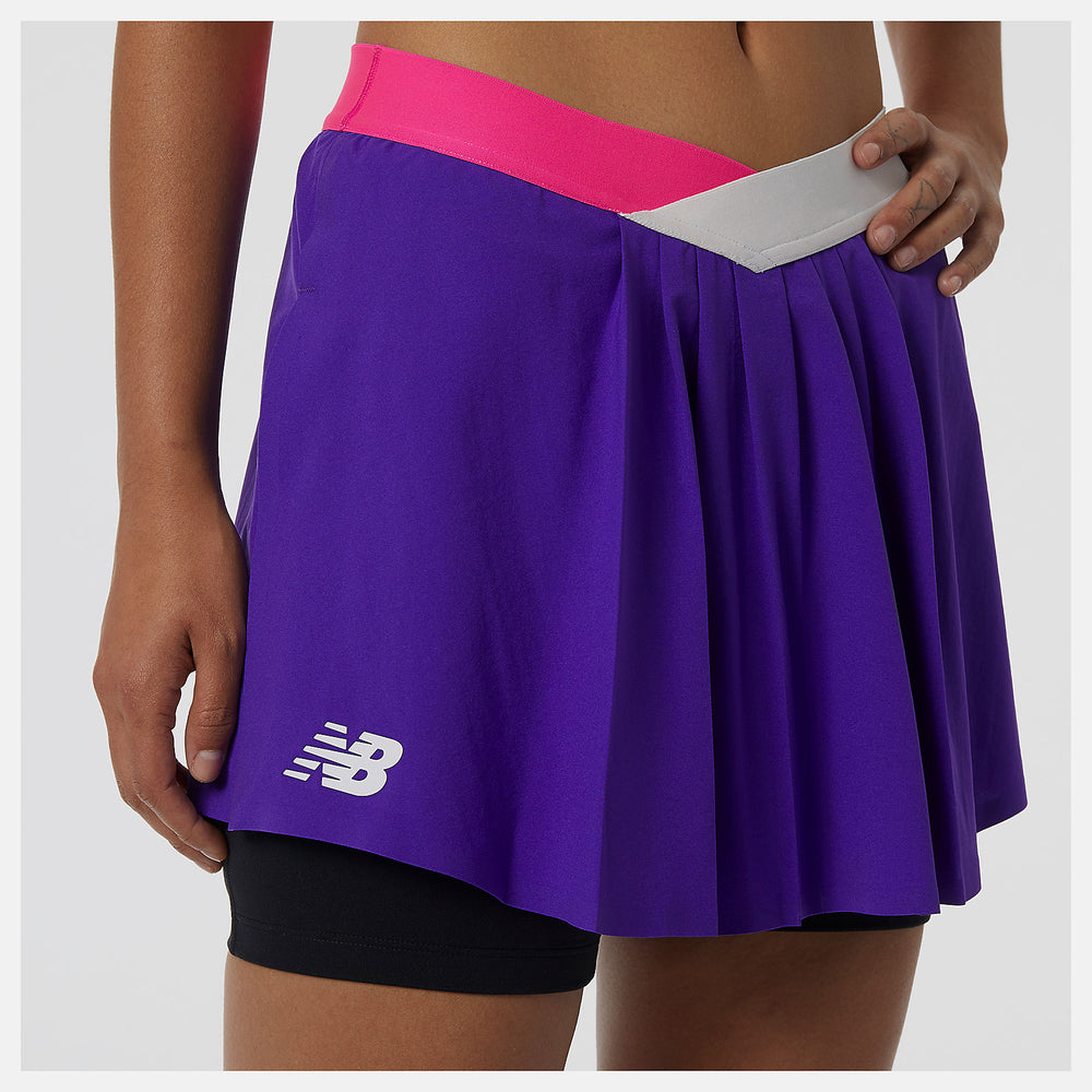 Deep Violet Tournament Woven Skort New Balance Clothing