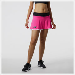 Pink Glo Tournament Knit Skort New Balance Clothing