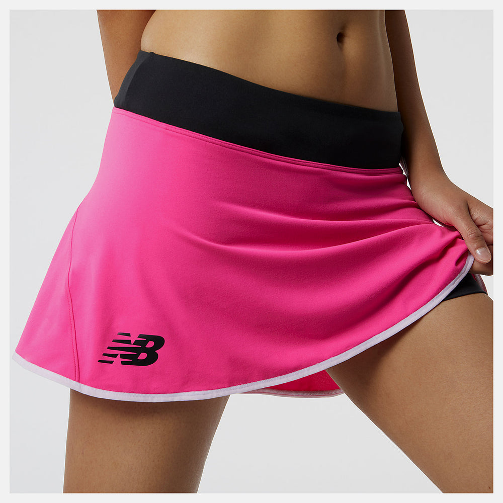 Pink Glo Tournament Knit Skort New Balance Clothing