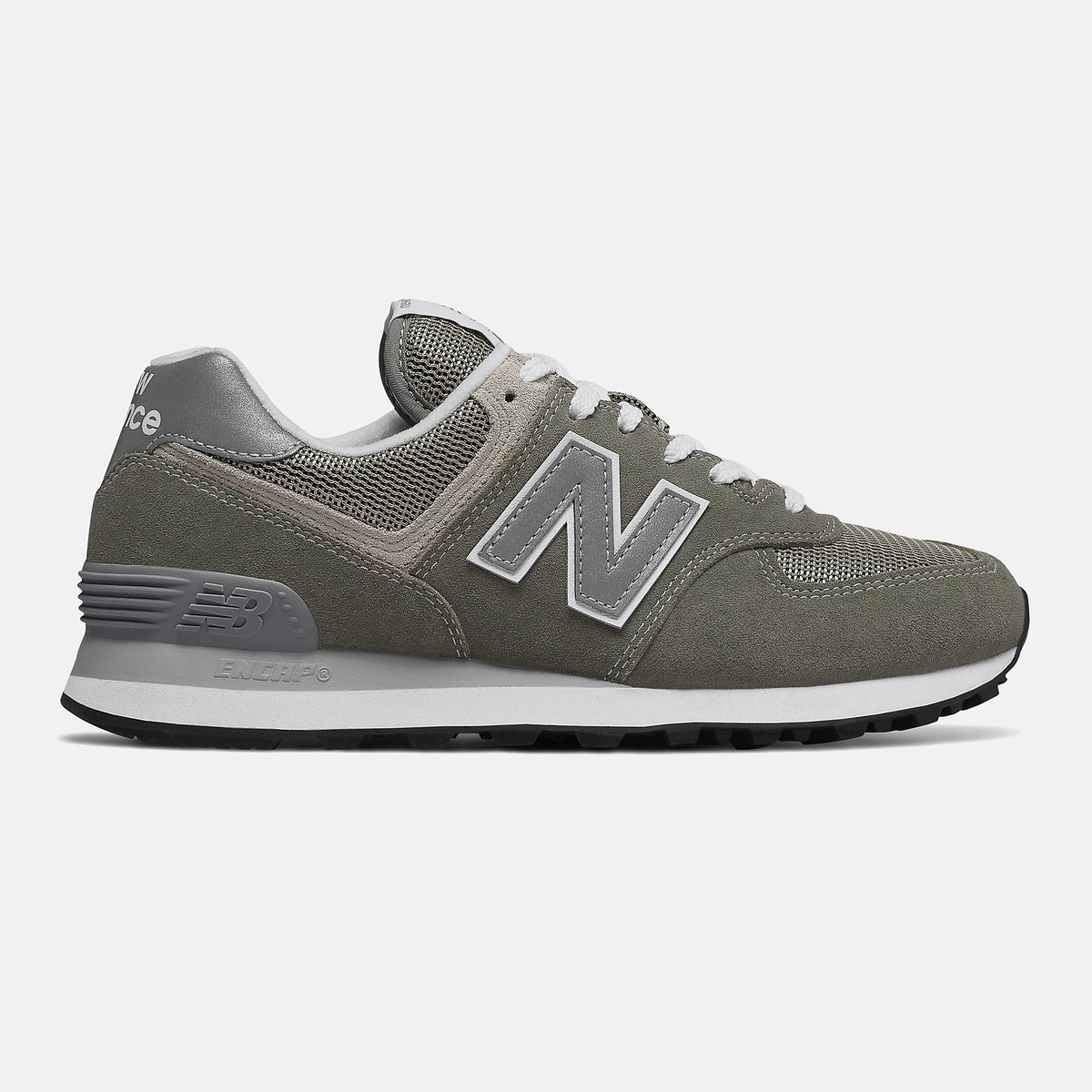 Grey/White 574 Core New Balance Shoes