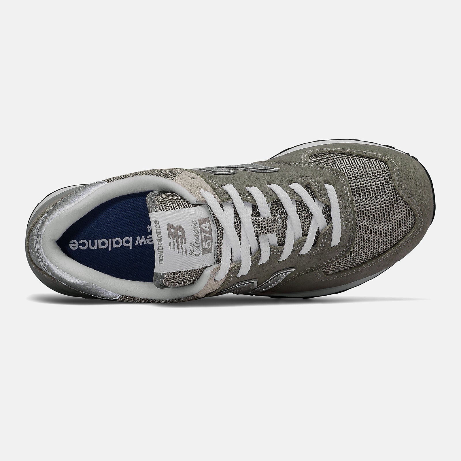 Grey/White 574 Core New Balance Shoes