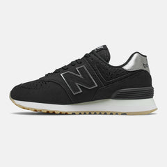 Black/Dark Silver Metallic 574 New Balance Shoes