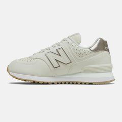 Sea Salt/Light Gold Metallic 574 New Balance Shoes