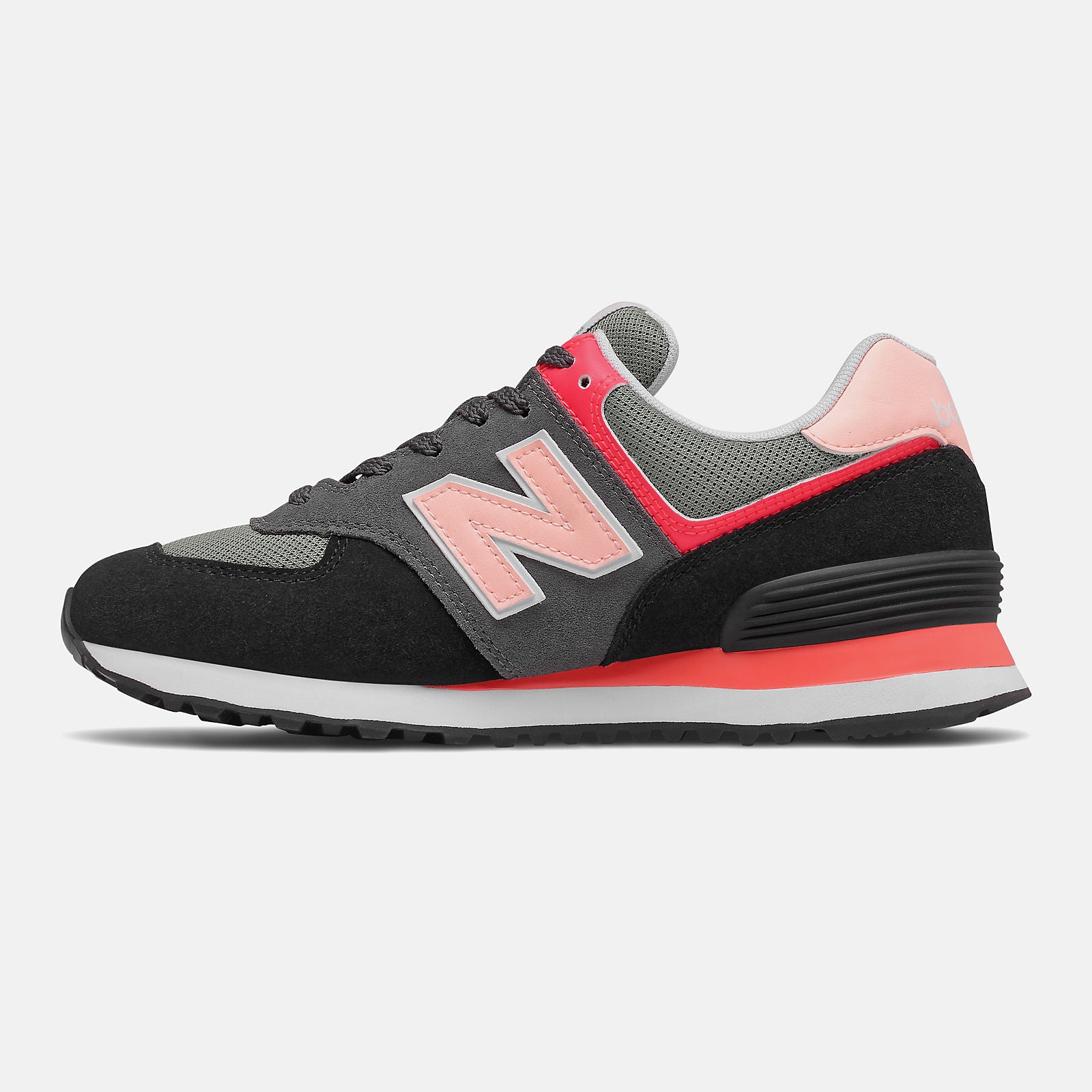 Black/Cloud Pink 574 New Balance Shoes