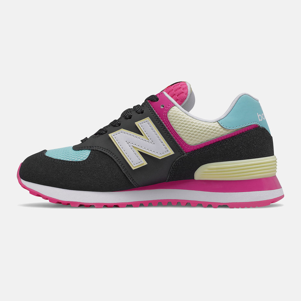 Black/Pink Glo 574 New Balance Shoes
