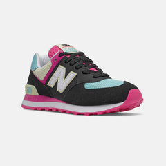 Black/Pink Glo 574 New Balance Shoes