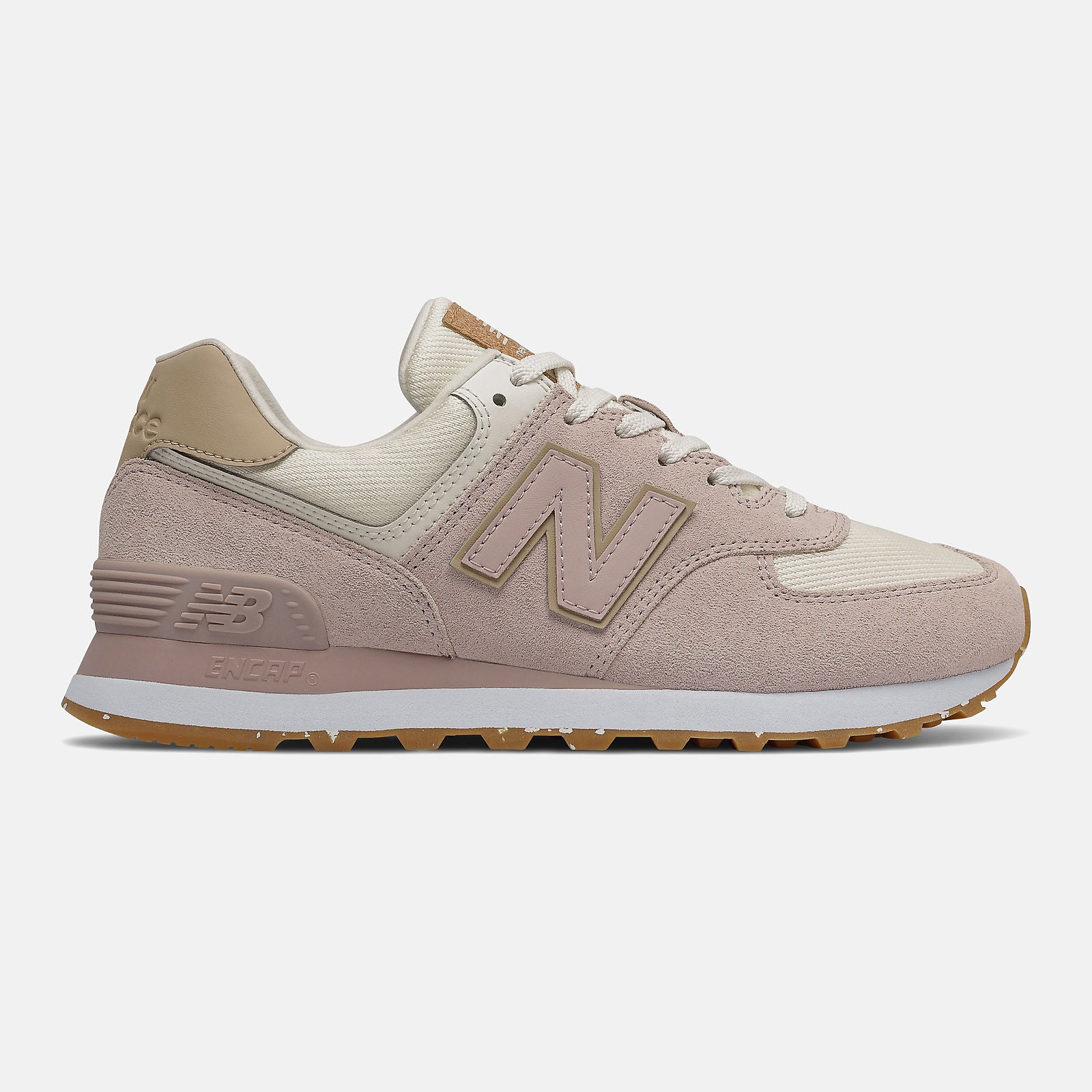Space Pink/Angora 574 New Balance Shoes