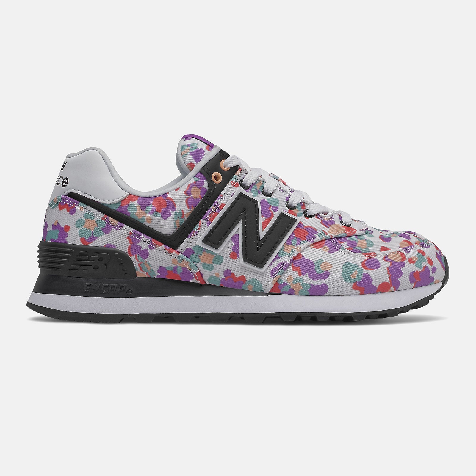 White 574 New Balance Shoes