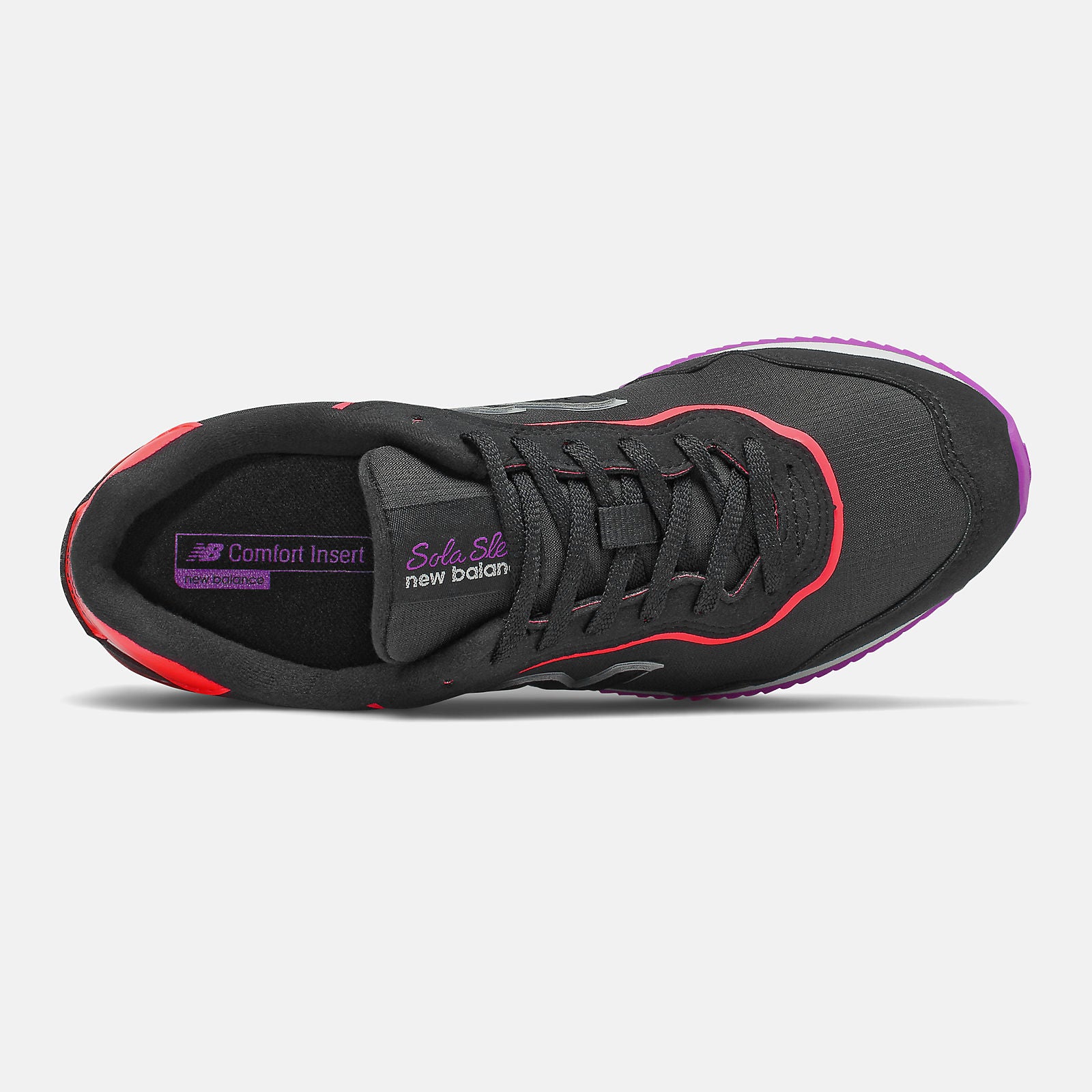 Black/Vivid Coral Sola Sleek New Balance Shoes