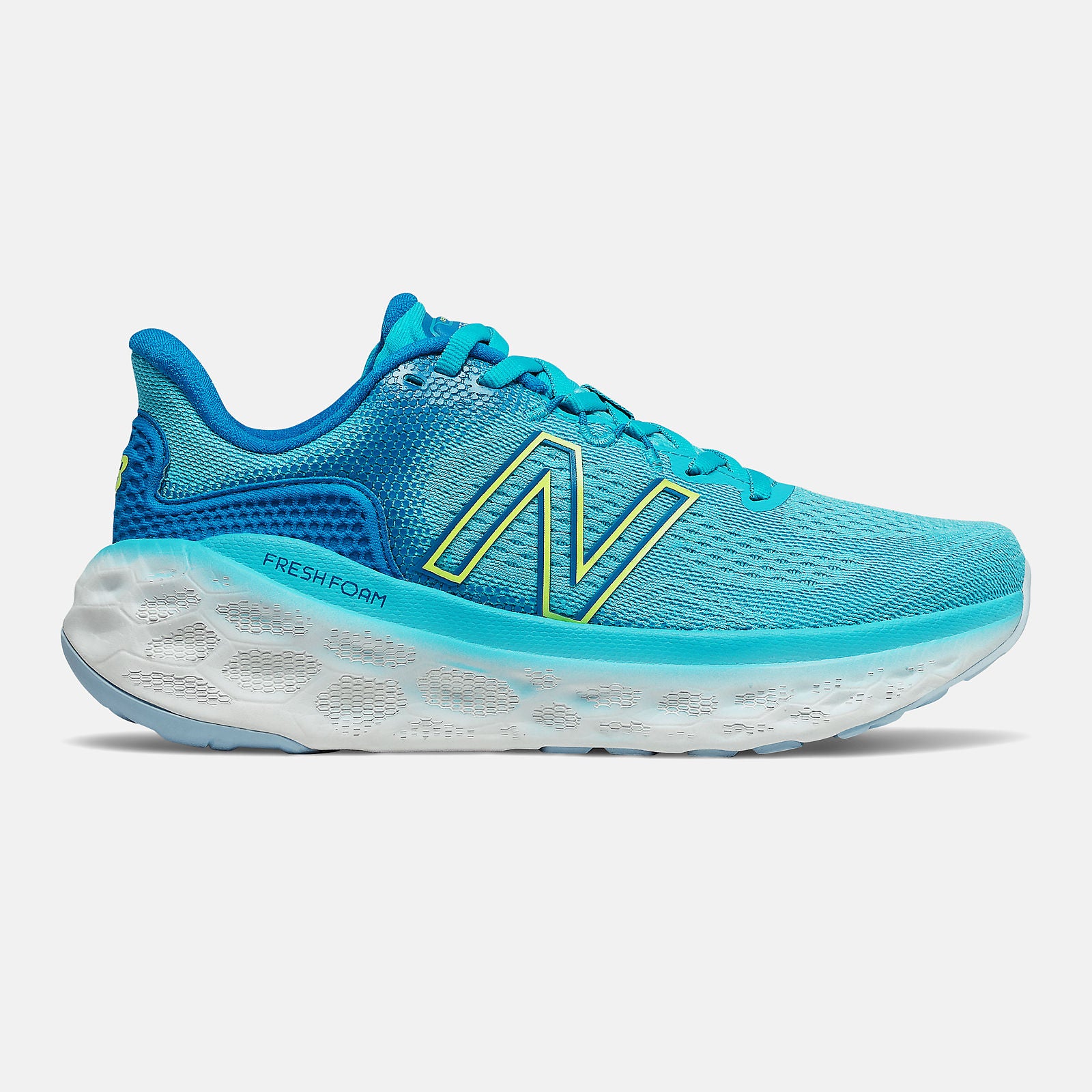 Virtual Sky/Bleached Lime Glo Fresh Foam More v3 New Balance Shoes
