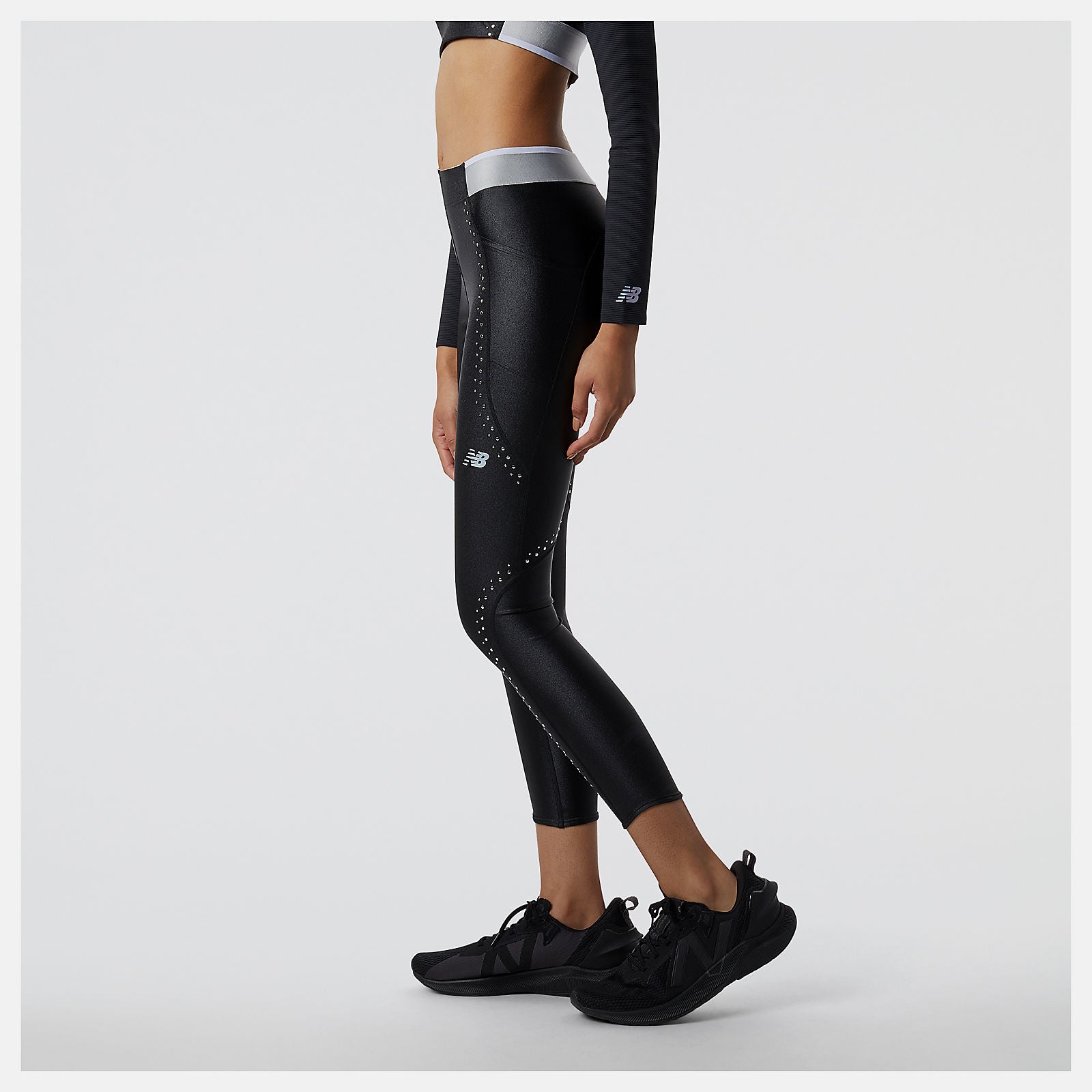 Black Syd 7/8 Tight New Balance Clothing
