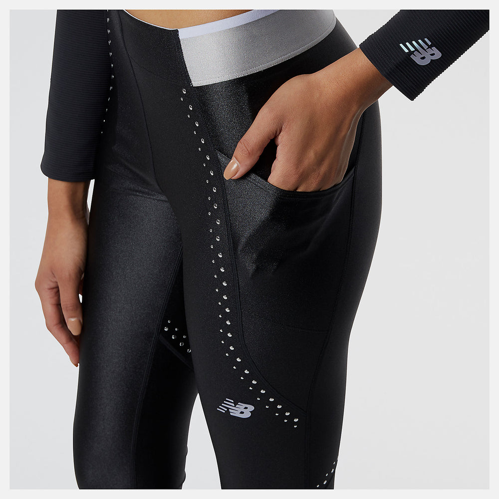 Black Syd 7/8 Tight New Balance Clothing