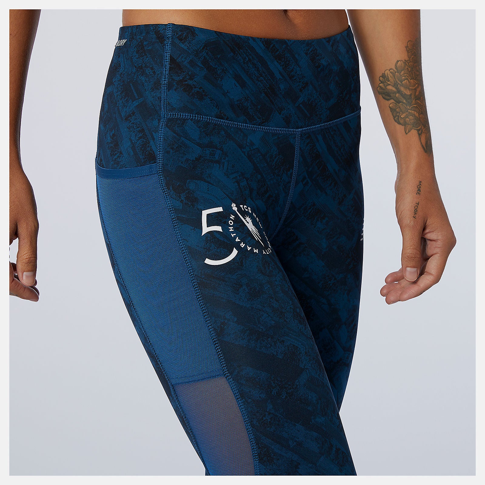 Rogue Wave NYC Marathon Printed Impact Run Tight New Balance Clothing