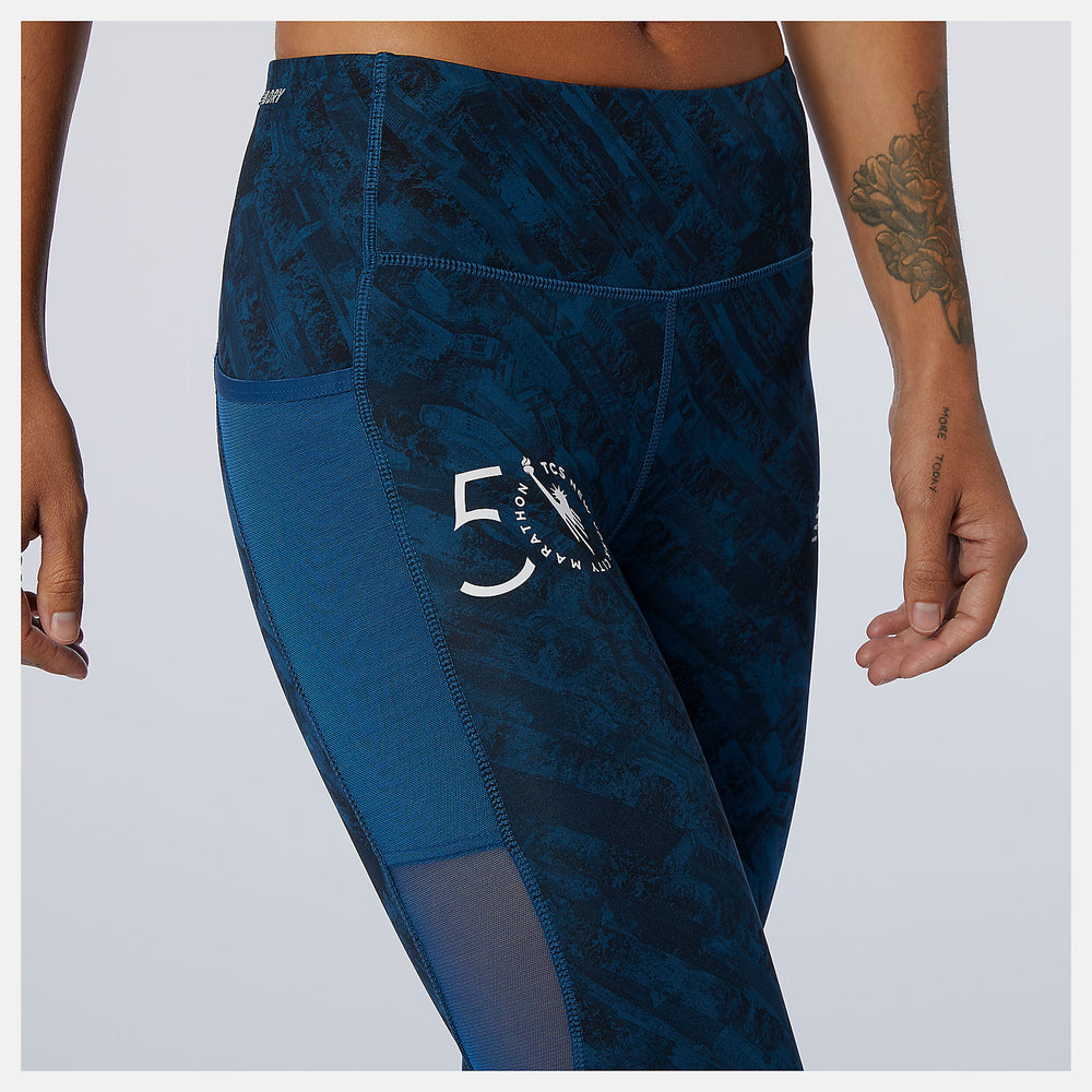 Rogue Wave NYC Marathon Printed Impact Run Tight New Balance Clothing