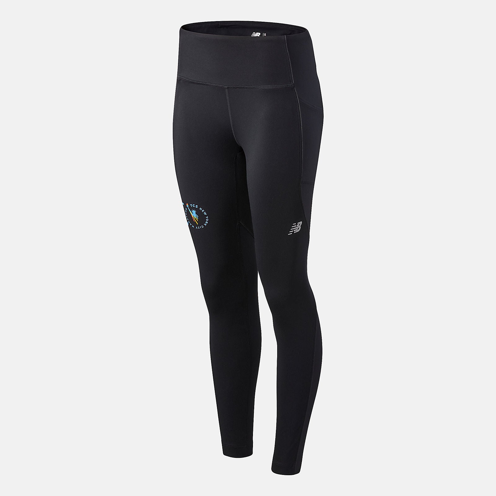 Black NYC Marathon Impact Heat Tight New Balance Clothing