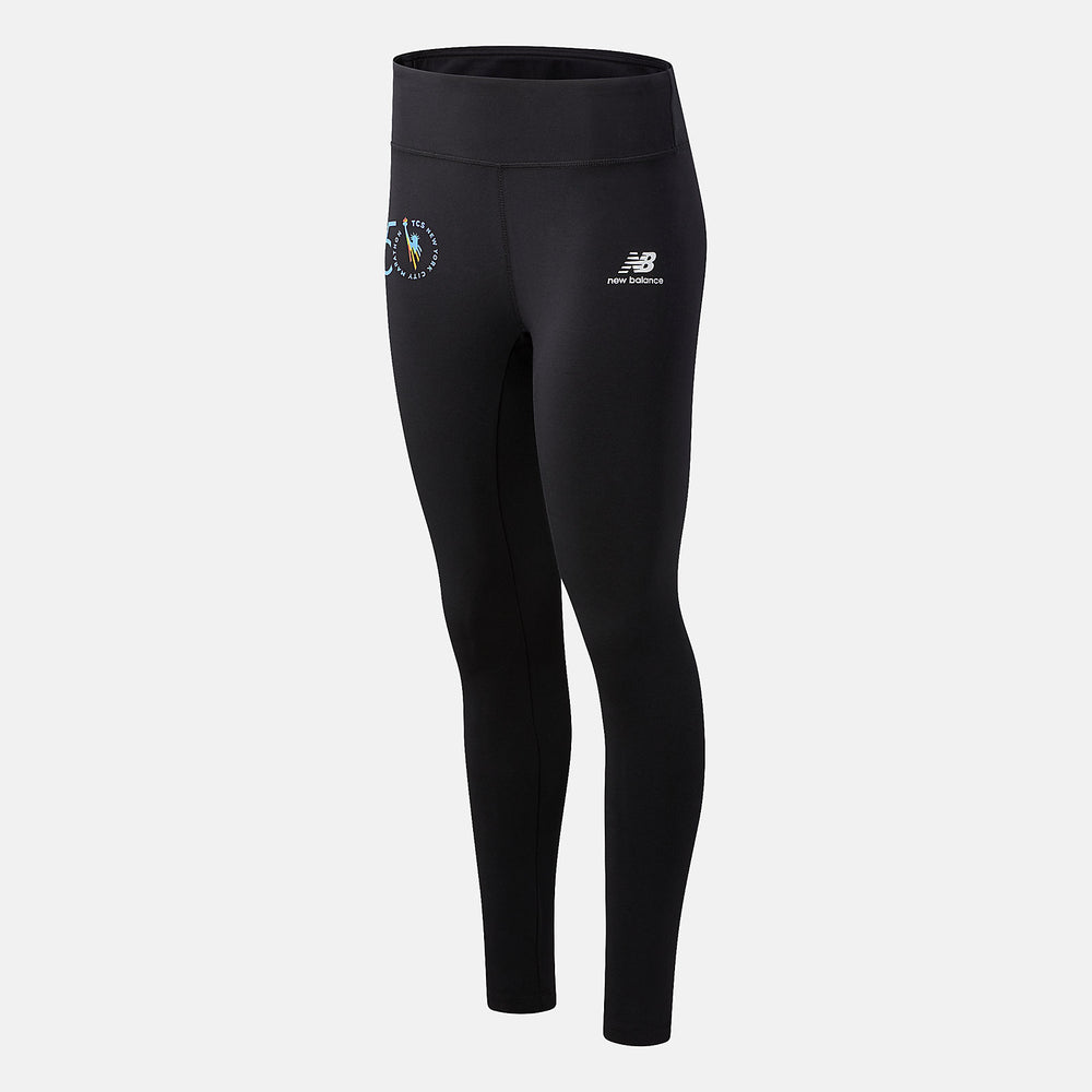Black NYC Marathon Athletics Core Legging New Balance Clothing