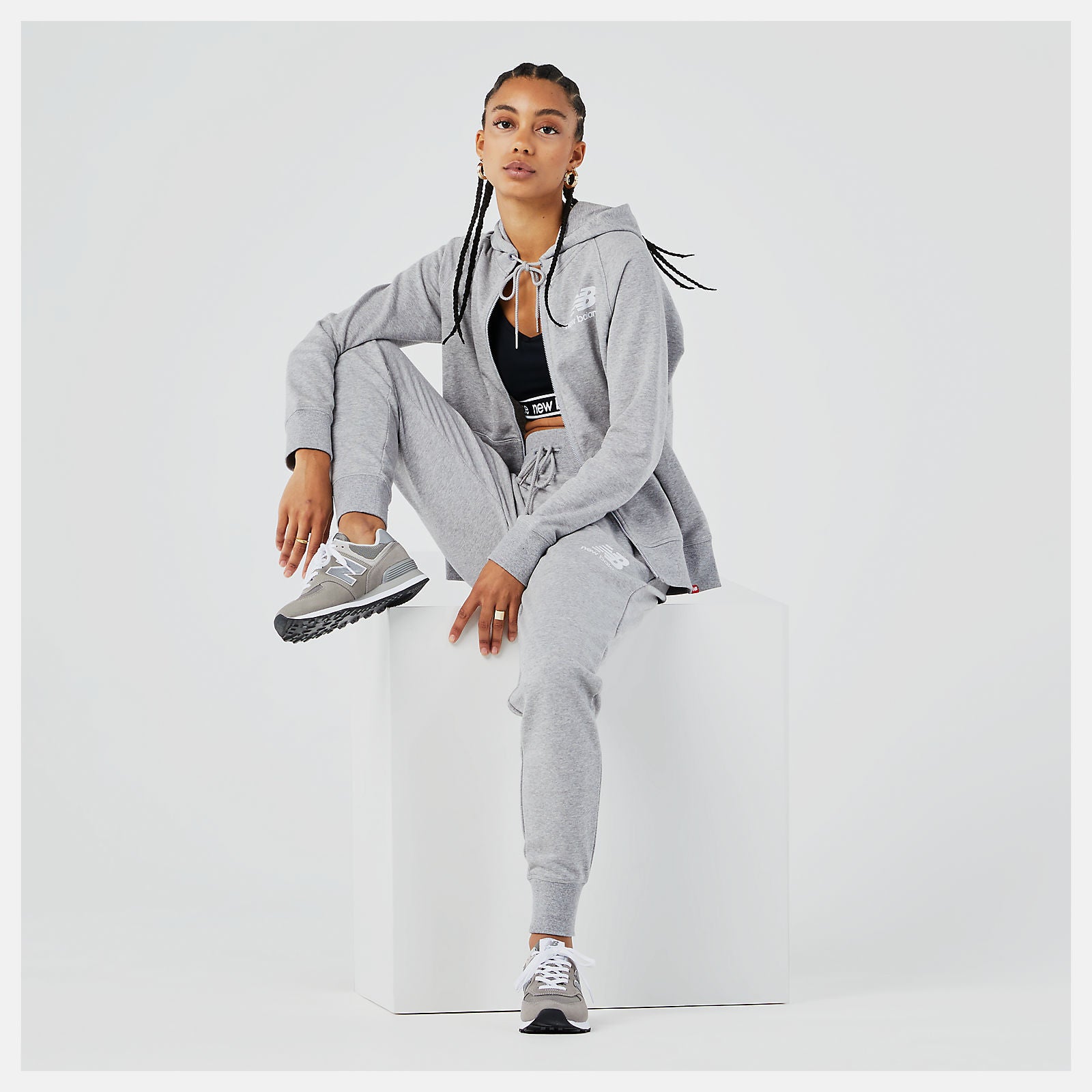 Athletic Grey NB Essentials French Terry Sweatpant New Balance Clothing
