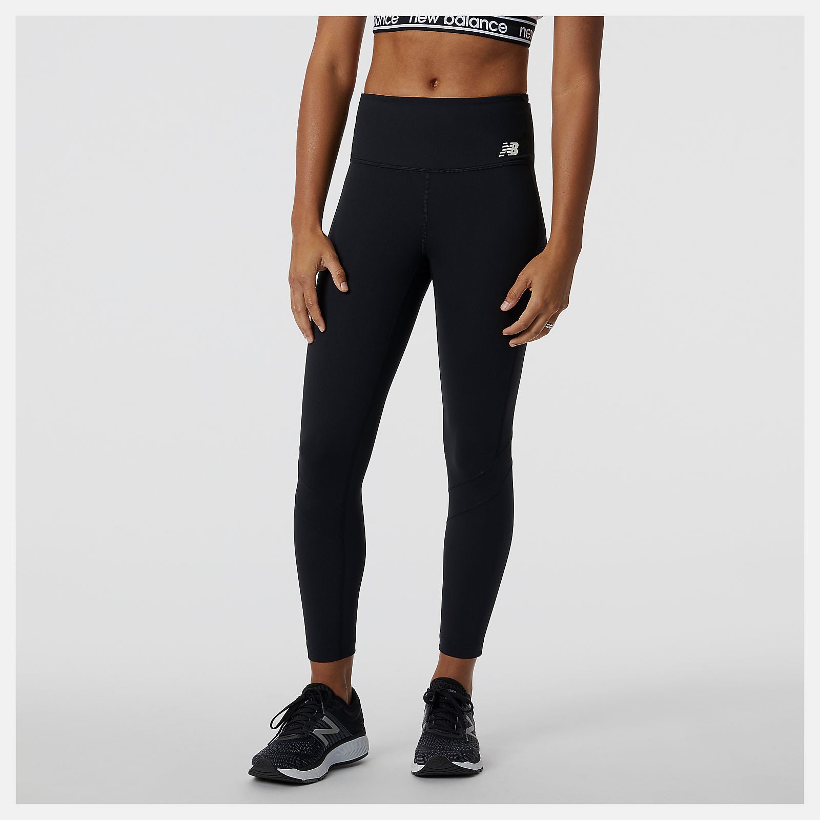 Black Transform NBSleek Crop Tight New Balance Clothing