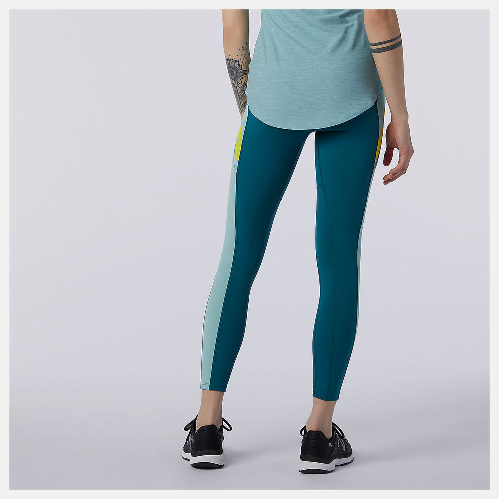 Mountain Teal Transform 7/8 NBSleek Tight New Balance Clothing