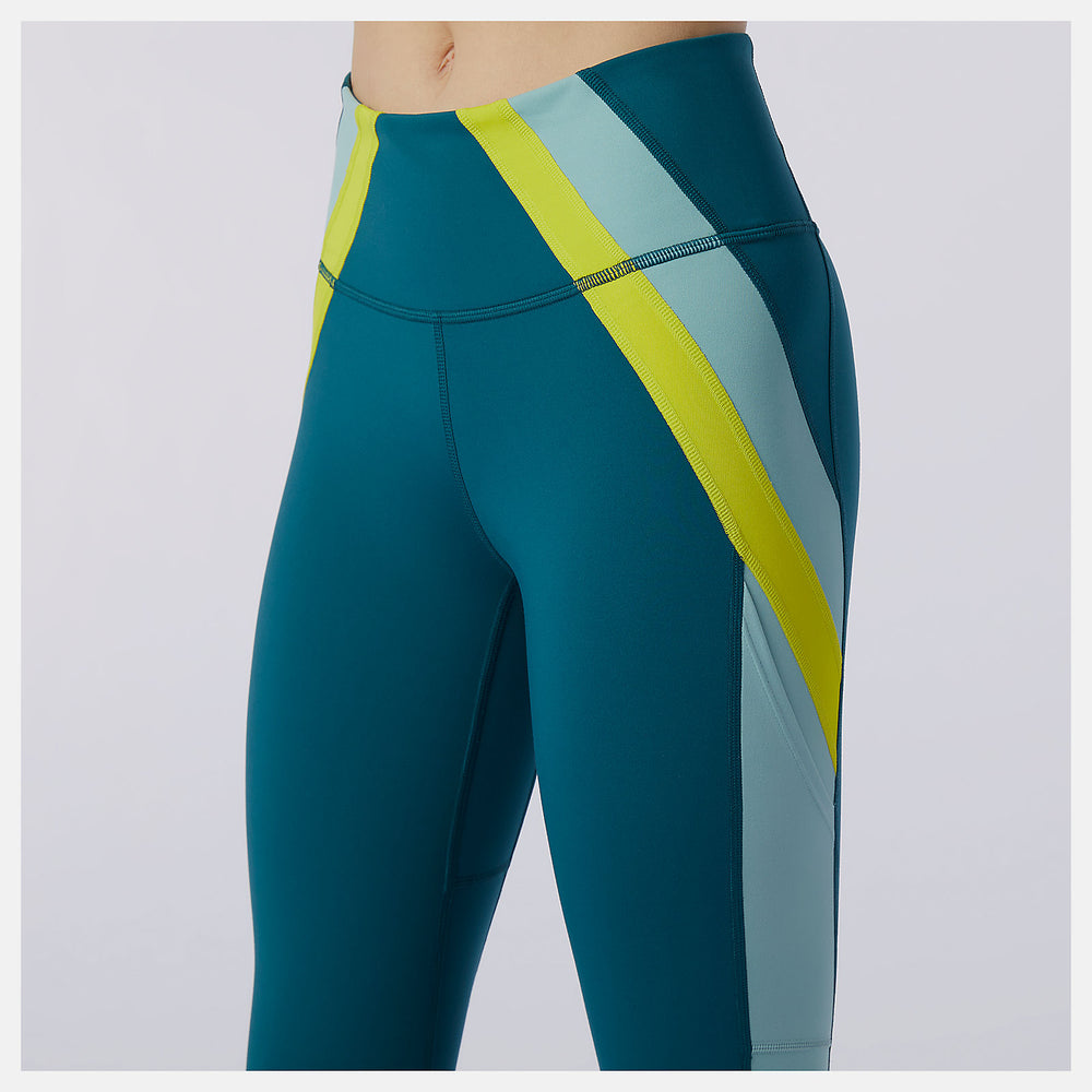 Mountain Teal Transform 7/8 NBSleek Tight New Balance Clothing