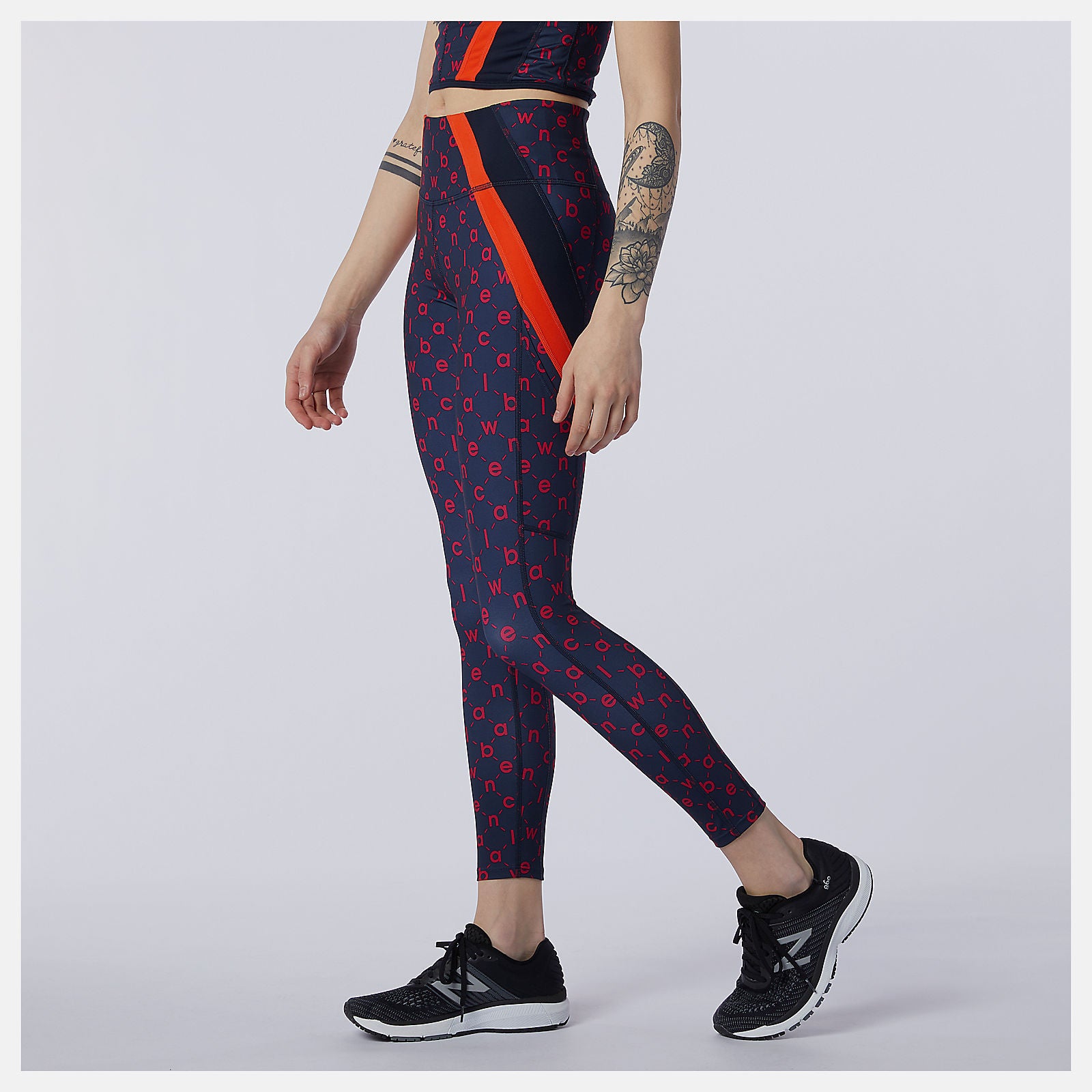 Blaze Transform 7/8 NBSleek Printed Tight New Balance Clothing