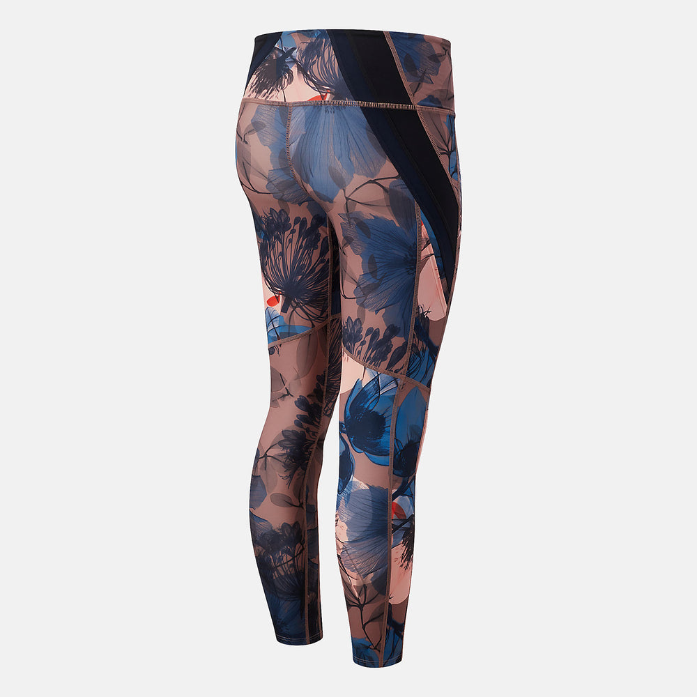 Pink Transform 7/8 NBSleek Printed Tight New Balance Clothing