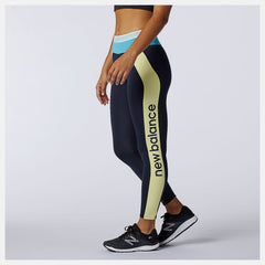 Yellow Achiever Remix High Rise 7/8 Tight New Balance Clothing