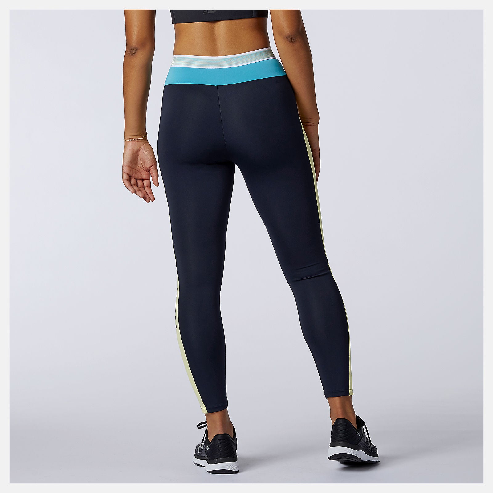 Yellow Achiever Remix High Rise 7/8 Tight New Balance Clothing