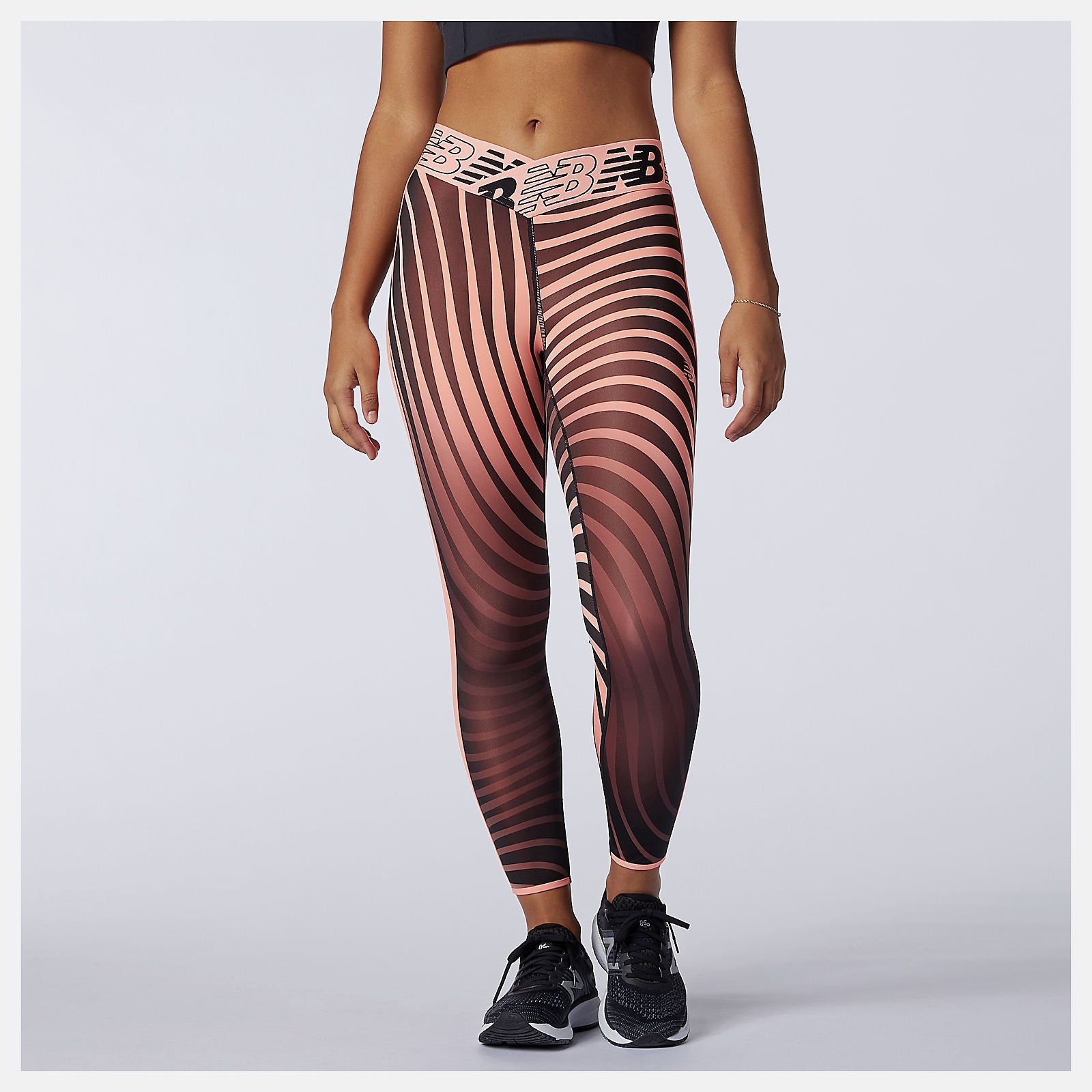 Paradise Pink Relentless Printed High Rise 7/8 Tight New Balance Clothing
