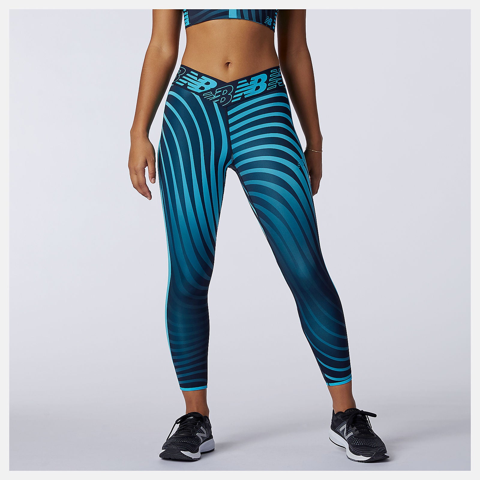 Virtual Sky Relentless Printed High Rise 7/8 Tight New Balance Clothing