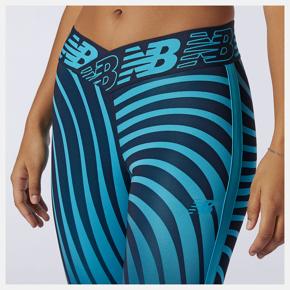 Virtual Sky Relentless Printed High Rise 7/8 Tight New Balance Clothing