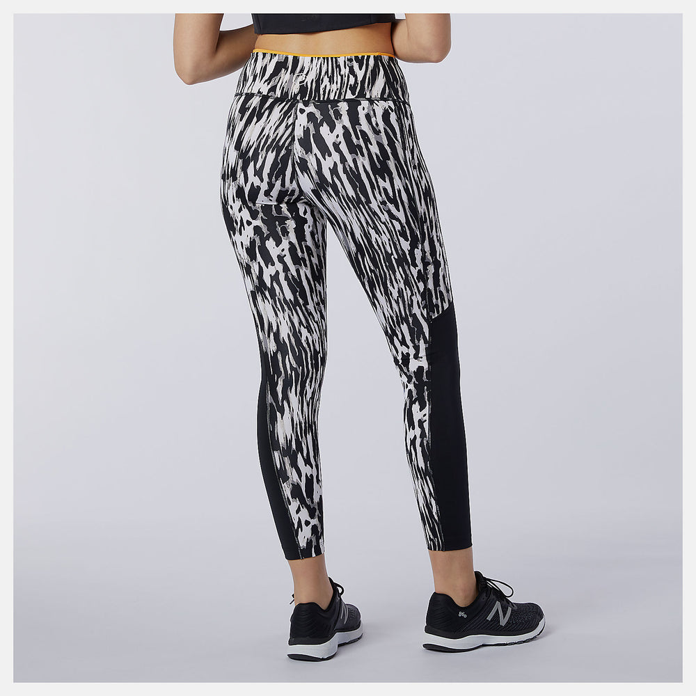 Black Multi Printed Fast Flight Tight New Balance Clothing