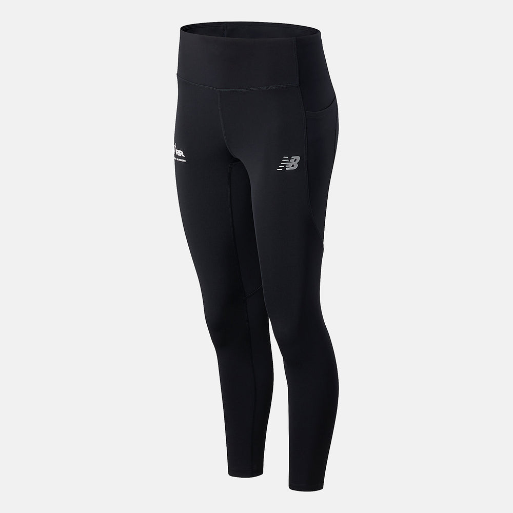 Black RFL Impact Run Crop New Balance Clothing
