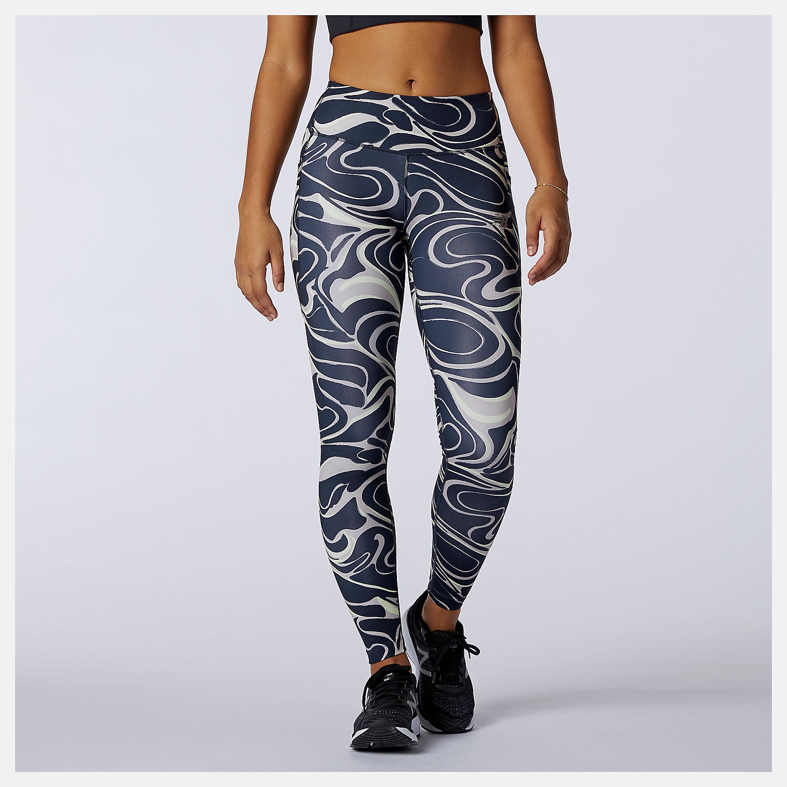 Logwood Printed Impact Run Tight New Balance Clothing
