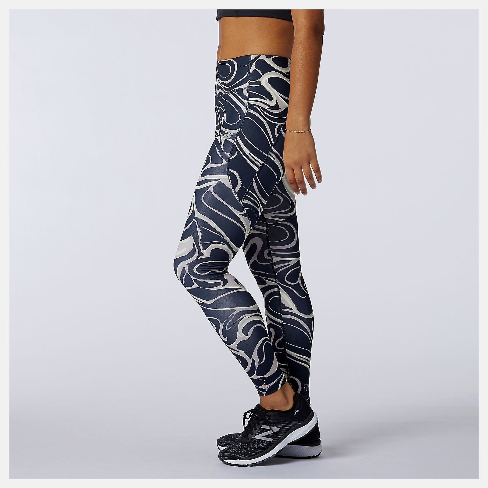 Logwood Printed Impact Run Tight New Balance Clothing