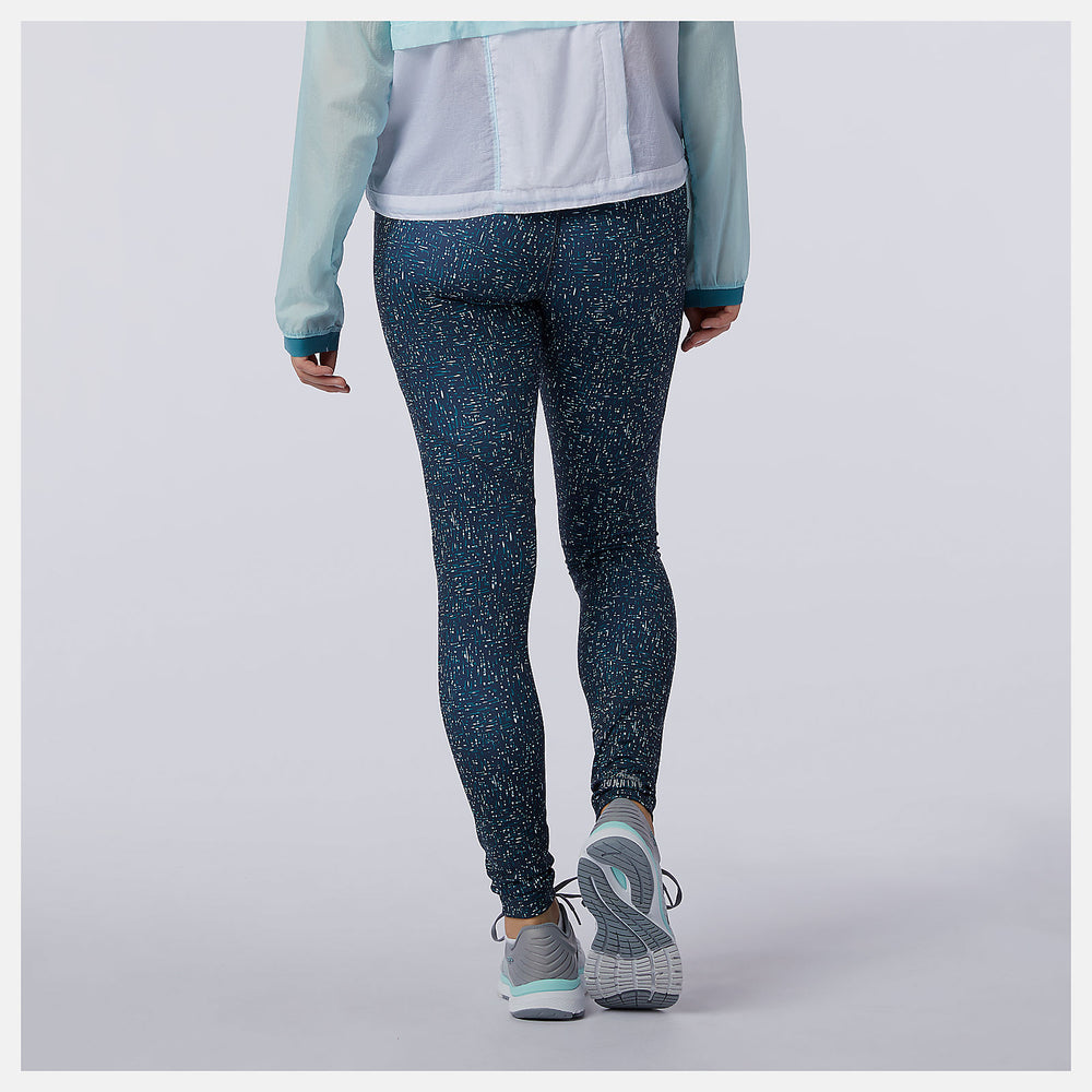 Mountain Teal Printed Impact Run Tight New Balance Clothing