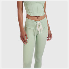 Sage NB x Staud Lace Up Tight New Balance Clothing