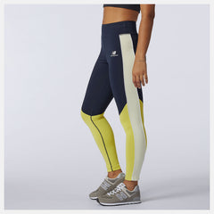 Clear Yellow NB Athletics Piping Legging New Balance Clothing