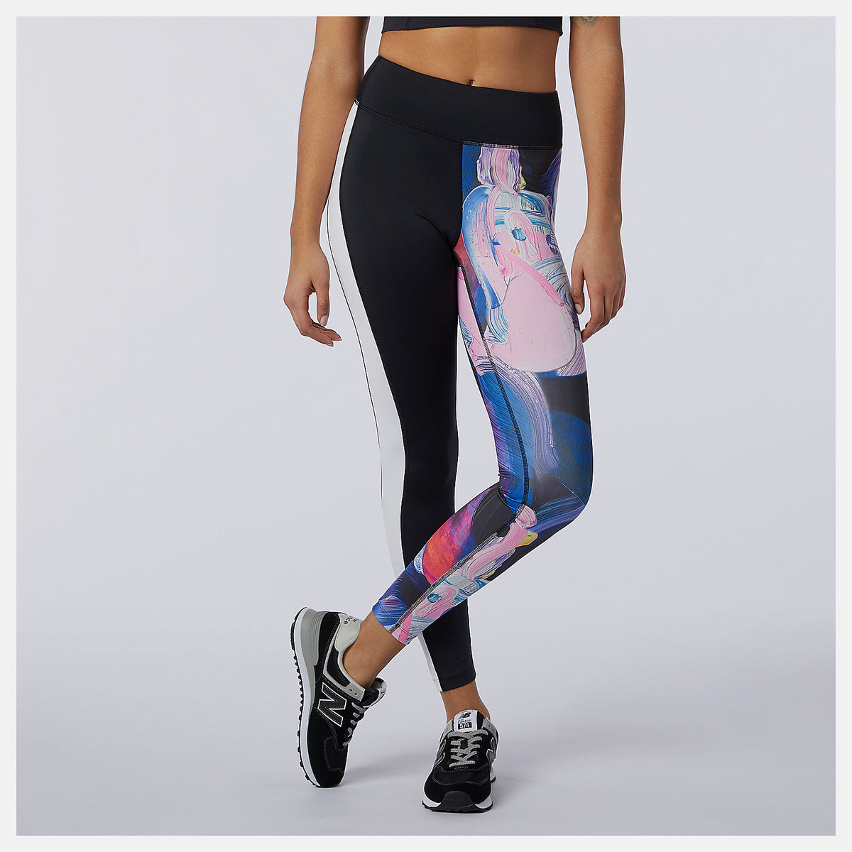 White Print NB Athletics Erin Loree Legging New Balance Clothing